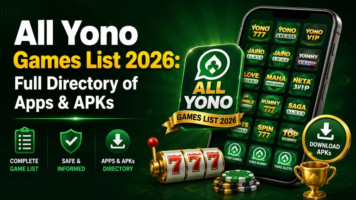 All Yono Games List 2026: Full Directory of Apps & APKs — featured guide graphic